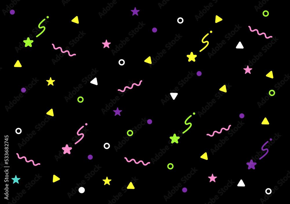 80年代 ポップなデザイン
Retro graphic background.1980s design. 80年代 ポップなデザイン
Retro graphic background.1980s design.