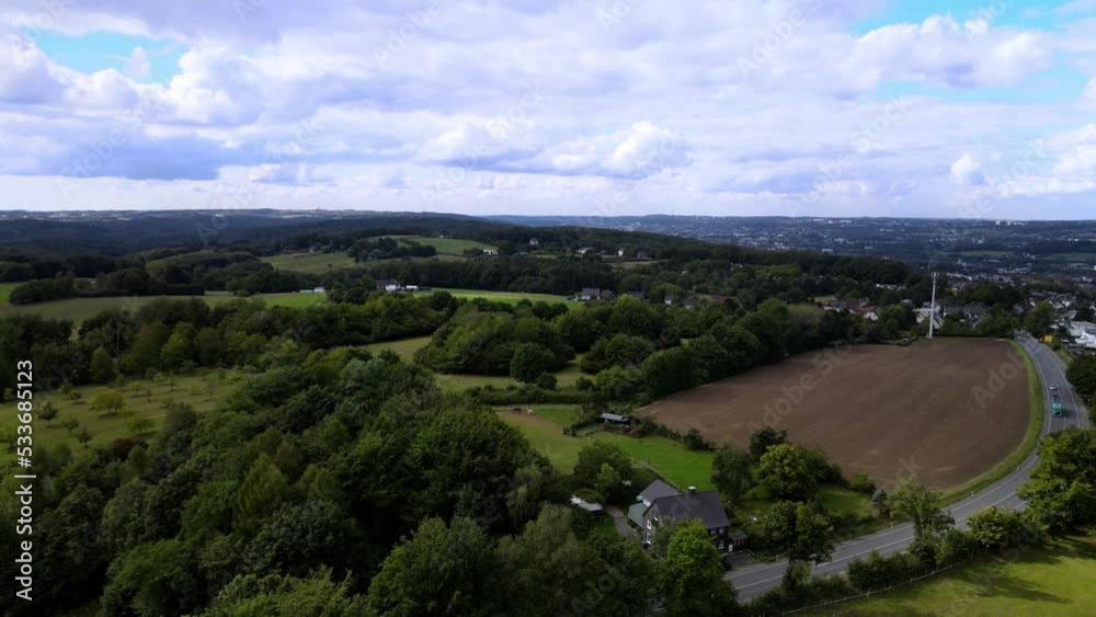 Winterberg Schwelm Wolken Drohne Panorama Landung Winterberg Schwelm Wolken Drohne Panorama Landung