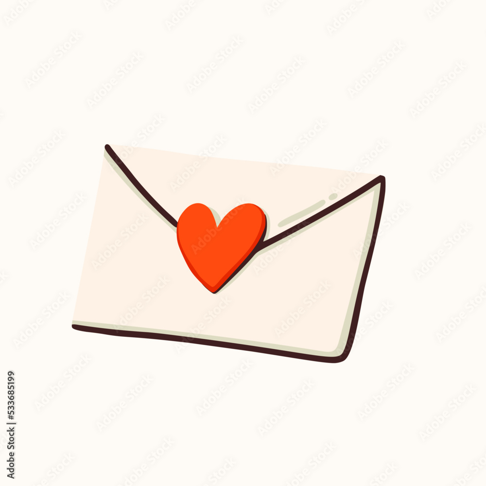 Letter sticker for a social media, making a blog or vlog vector flat illustration. Set of cartoon icons for making internet content