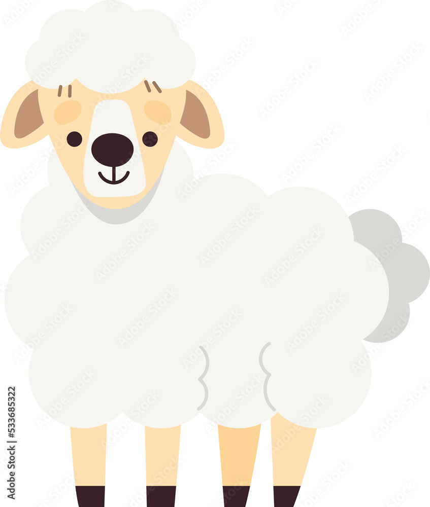 sheep cute animal zoo isolated clipart sheep cute animal zoo isolated clipart