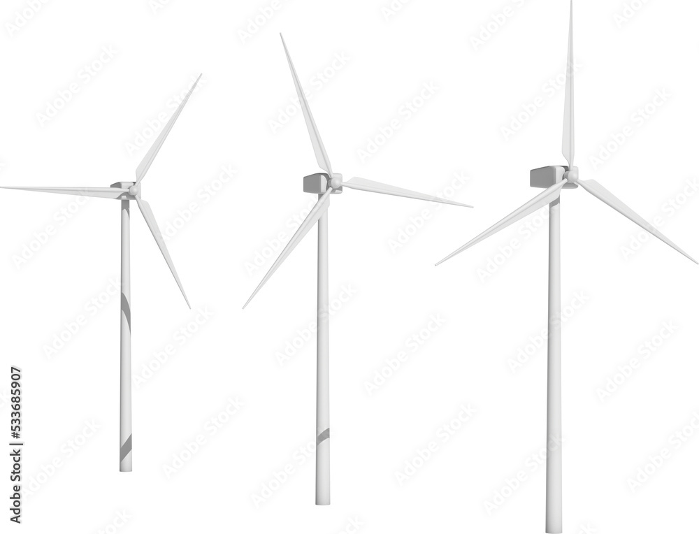 Windmills, wind power - obrazy, fototapety, plakaty 