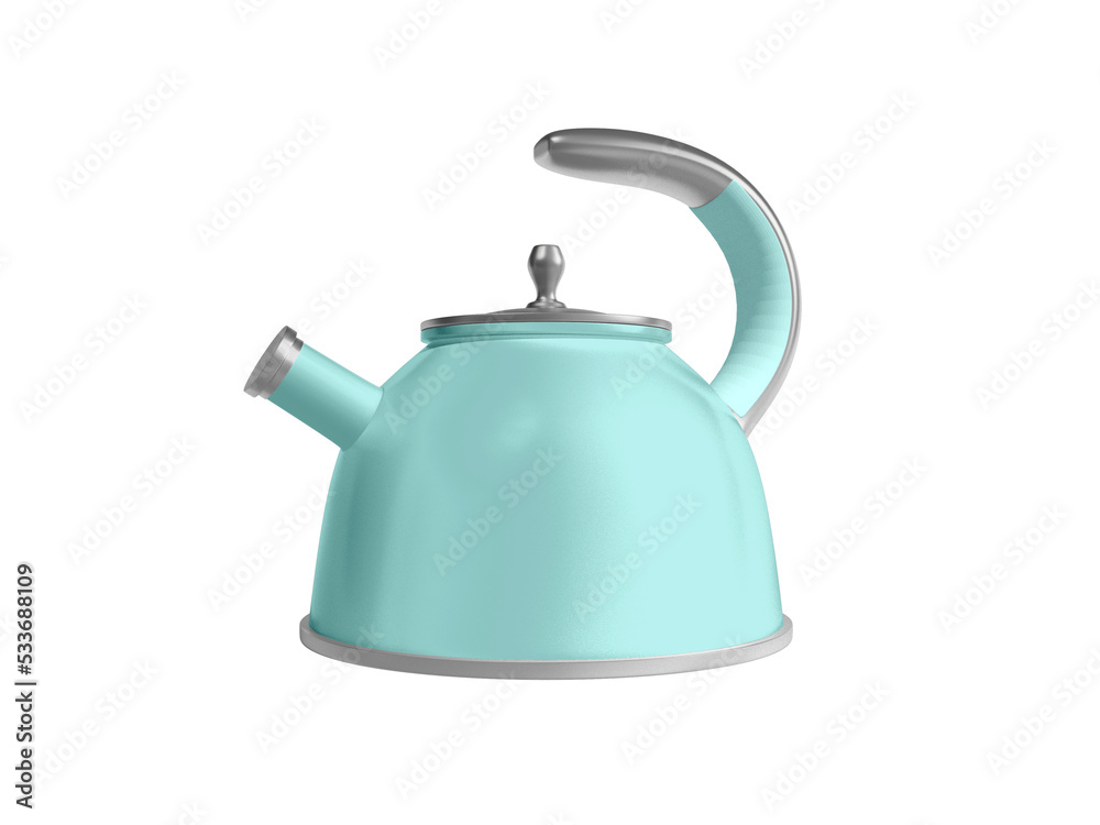 Transparent Metal tea kettle Image