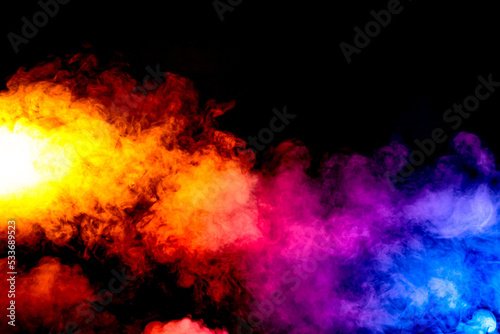 Party Smoke with many Colors