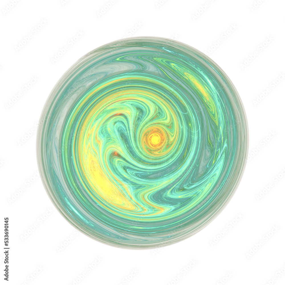 abstract shape inside circle abstract shape inside circle