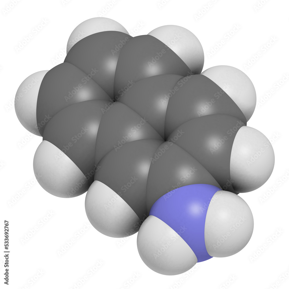2-naphthylamine carcinogen molecule. Sources include cigarette smoke. May play a role in development of bladder cancer. 2-naphthylamine carcinogen molecule. Sources include cigarette smoke. May play a role in development of bladder cancer.
