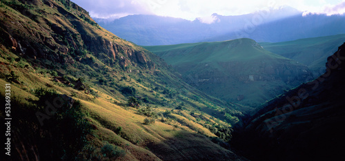 Valley, Drakensberg, Kwazulu Natal, South Africa photo