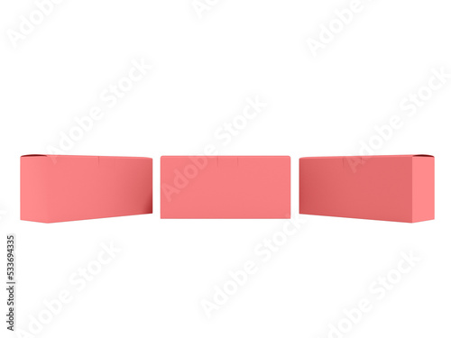 Free Download Transparent Paper Box Packaging Image - GFXLoad
