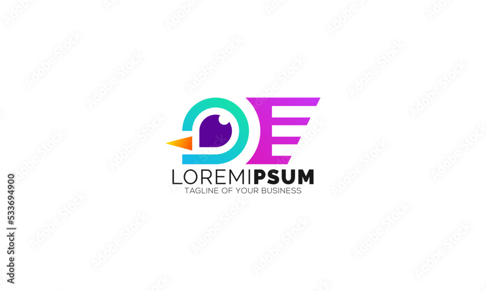 Bird Icon Minimalist Geometry Logo Gradient Bird Icon Minimalist Geometry Logo Gradient
