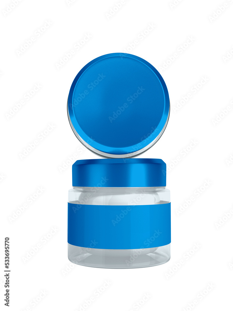 Transparent Beauty Cosmetic Cream Container Image Transparent Beauty Cosmetic Cream Container Image