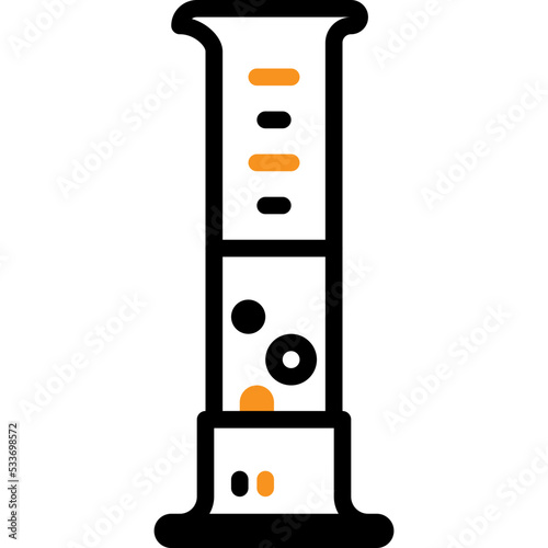 graduated cylinder icon