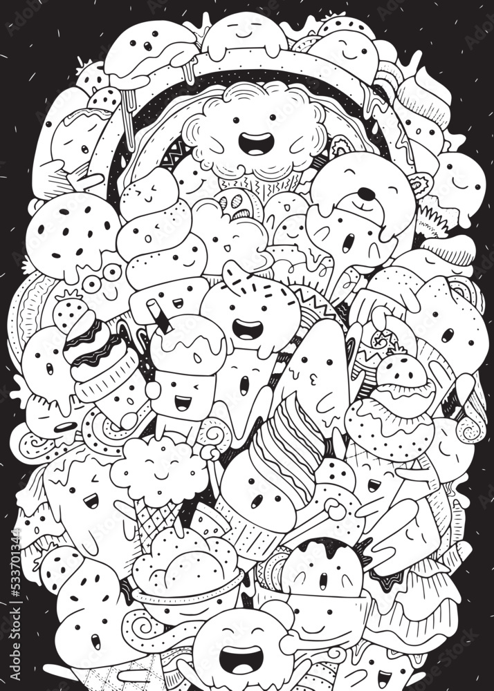 cute doodle vector illustration cute doodle vector illustration