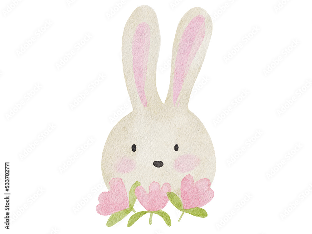 Obraz premium Easter Bunny Watercolor
