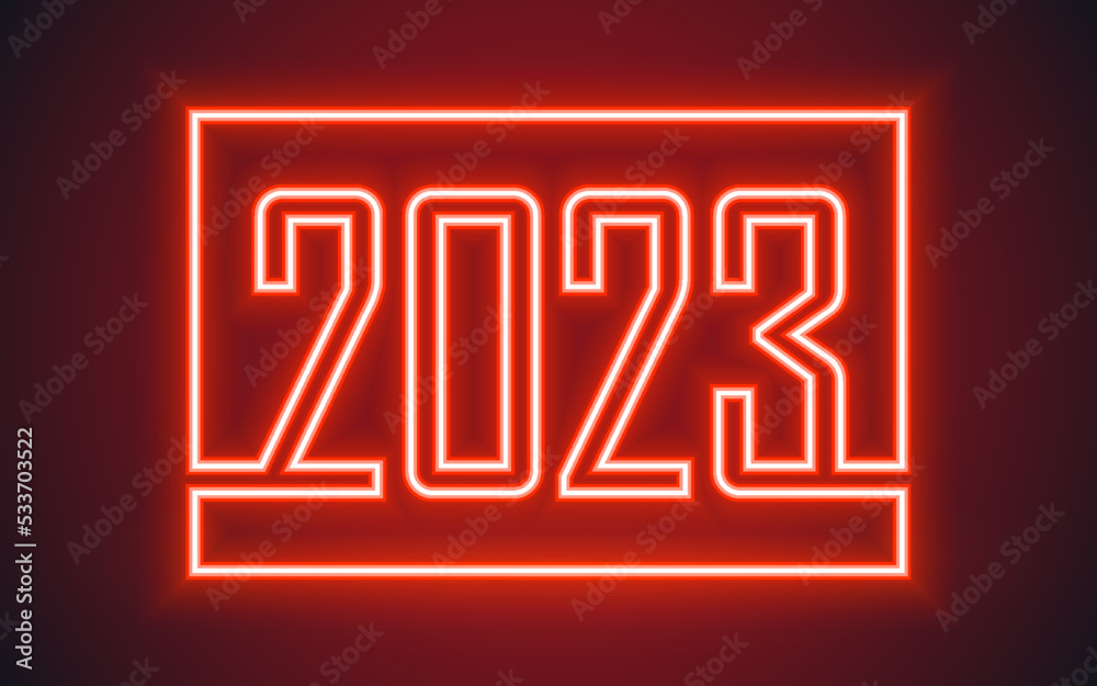 Happy New Year 2023, festive pattern on color background Happy New Year 2023, festive pattern on color background