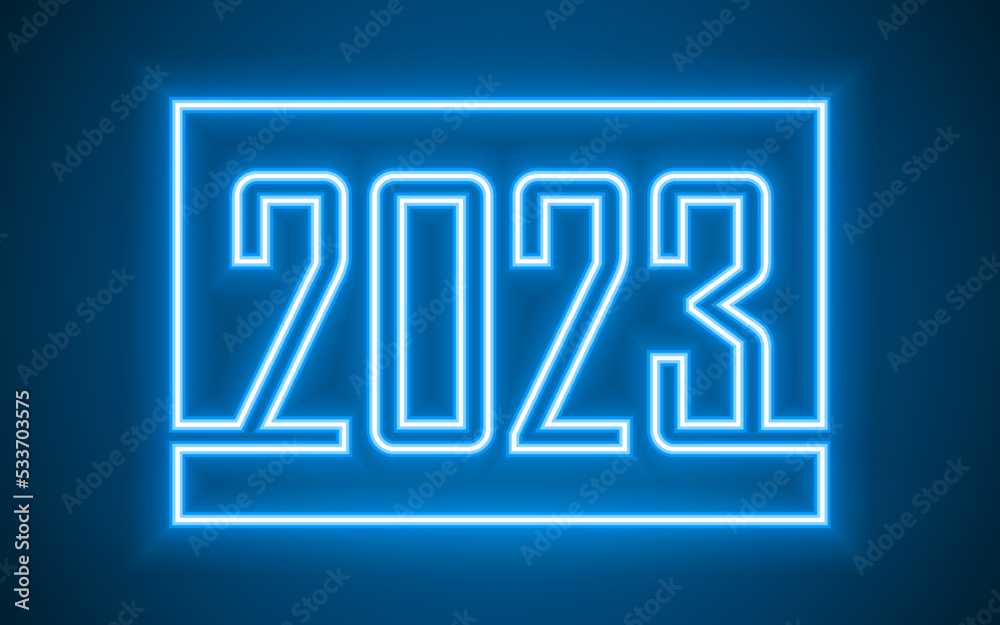 Happy New Year 2023, festive pattern on color background Happy New Year 2023, festive pattern on color background