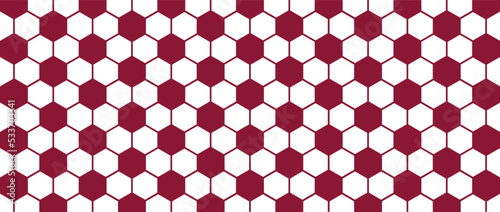 Qatar, ball in goal net. Soccer, football cup 2022 game. Vector background banner. wk, ek play model. Sport finale or school, sports game cup. Street ball games