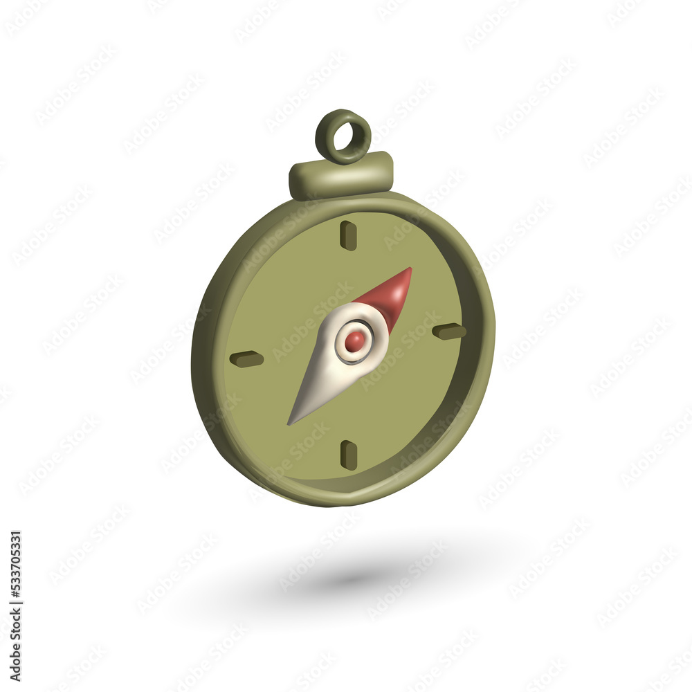 compass 3d icon. dark green compass 3d icon. compass 3d icon. dark green compass 3d icon.