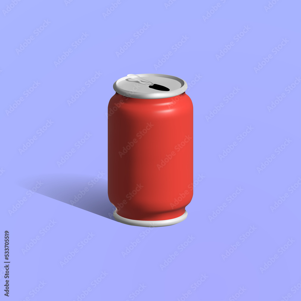 soda can 3d icon. red soda can 3d icon soda can 3d icon. red soda can 3d icon