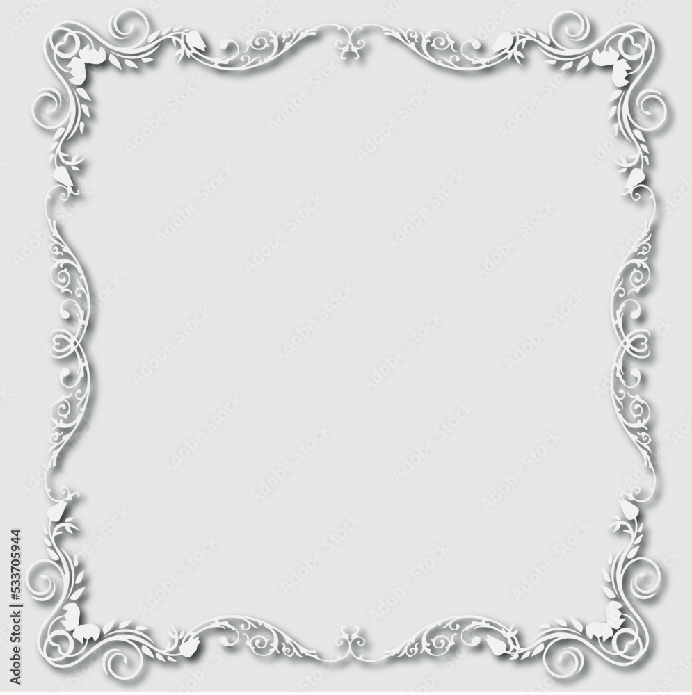 Frame, in the style of an ornament, Vector illustration eps 10, Art. Frame, in the style of an ornament, Vector illustration eps 10, Art.