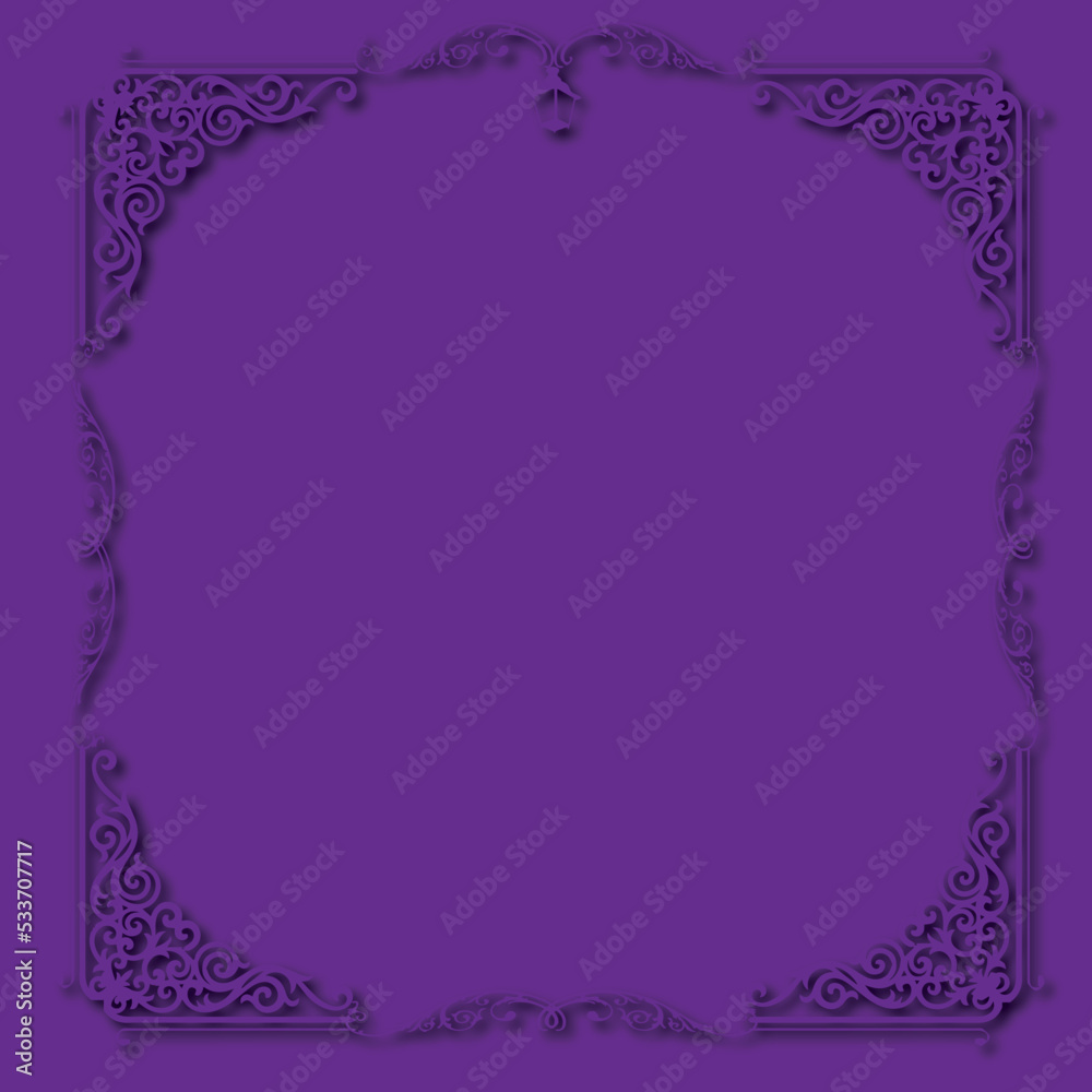 Frame, in the style of an ornament, Vector illustration eps 10, Art.