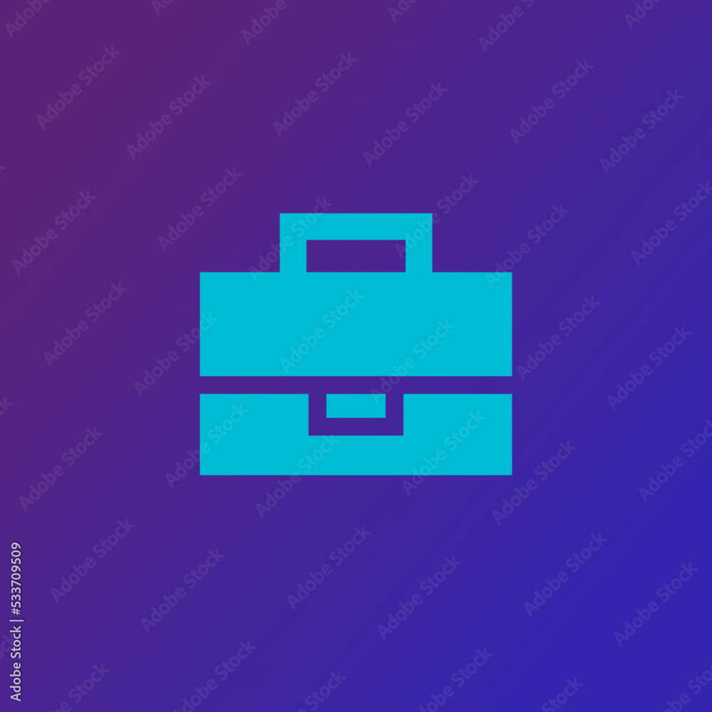 office briefcase vector, purple background, vector illustration office briefcase vector, purple background, vector illustration
