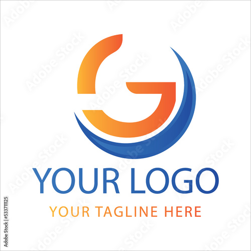 G Latter logo design, G logo initial logo concept, G Icon Design
