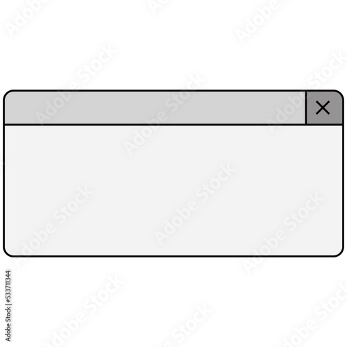 Browser Window Illustration