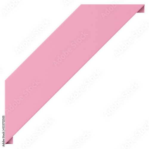 Free Download Corner tag. Corner label. 3D illustration. - GFXLoad