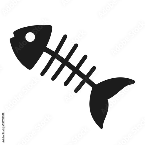 Fishbone icon. Vector illustration