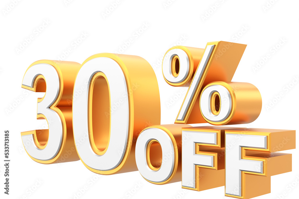 3D thirty percent off. 30% off. 30% sale. 3D thirty percent off. 30% off. 30% sale.
