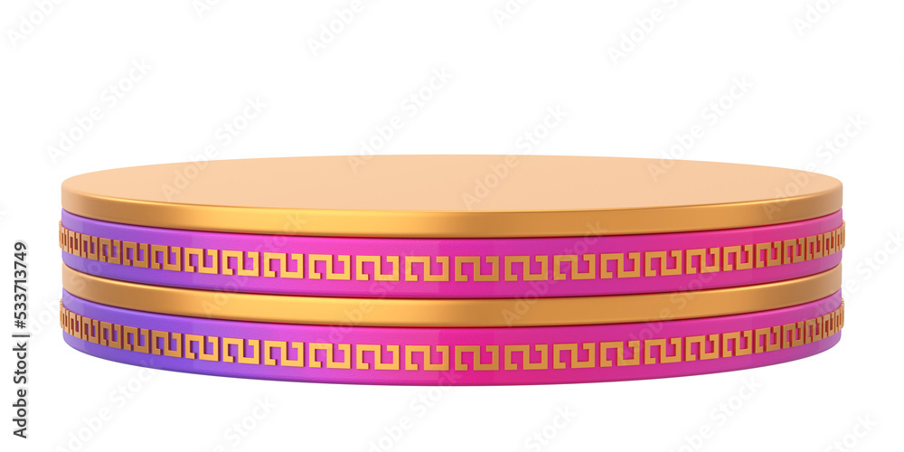 3D podium for Chinese New Year. Spring Festival. 3D podium for Chinese New Year. Spring Festival.