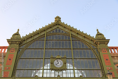 almería estación de ferrocarril cristalera vidriera reloj 4M0A1778-as22p