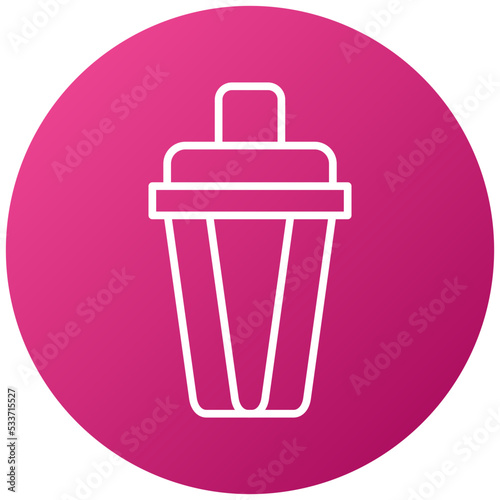 Cocktail Shaker Icon Style