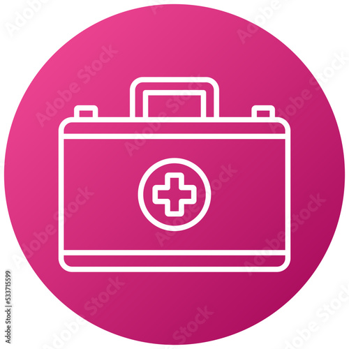 First Aid Kit Icon Style