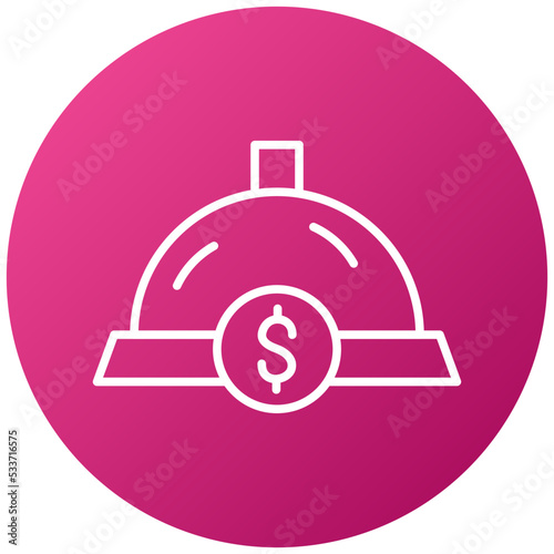 Catering Fee Icon Style