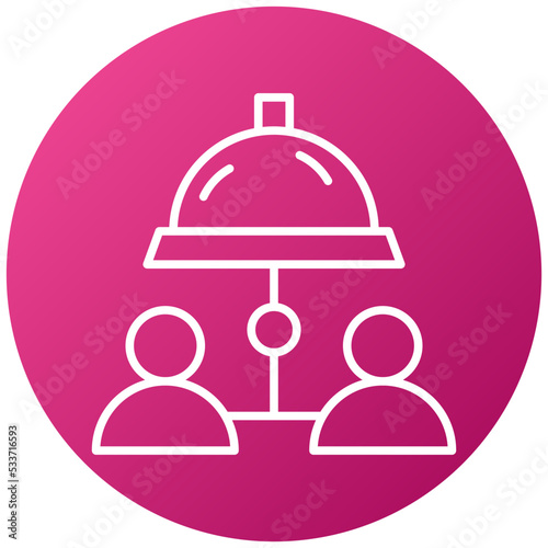 Corporate Catering Icon Style