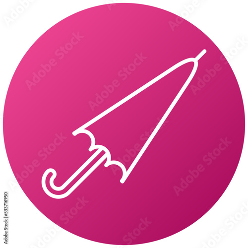 Closed Umbrella Icon Style