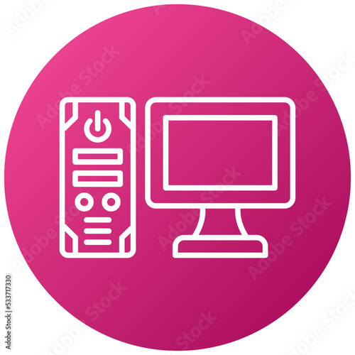 Gaming Pc Icon Style