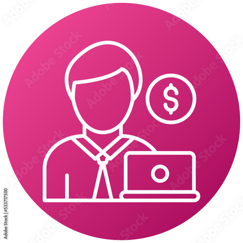 Freelancer Male Icon Style