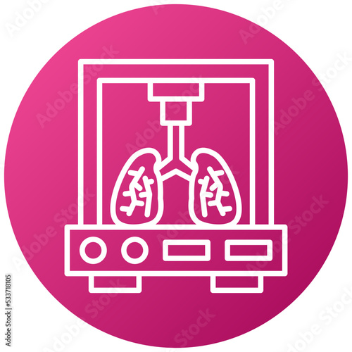 Bioprinting Icon Style
