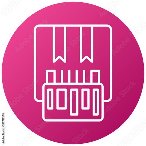 Stock Keeping Unit Icon Style