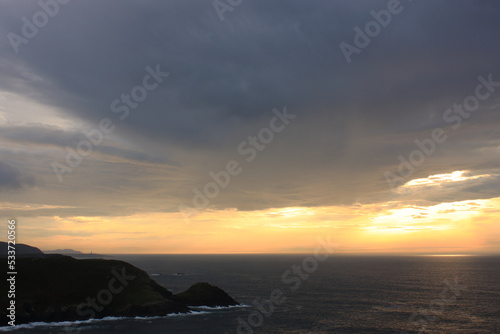 Galicia coast sunset