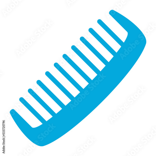 Comb Glyph Two Color Icon