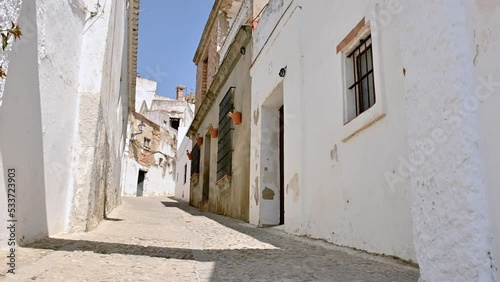 Arcos de la Frontera, Cadiz, Spain. Medieval city photo