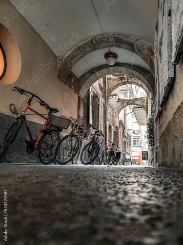 bicycle in the street