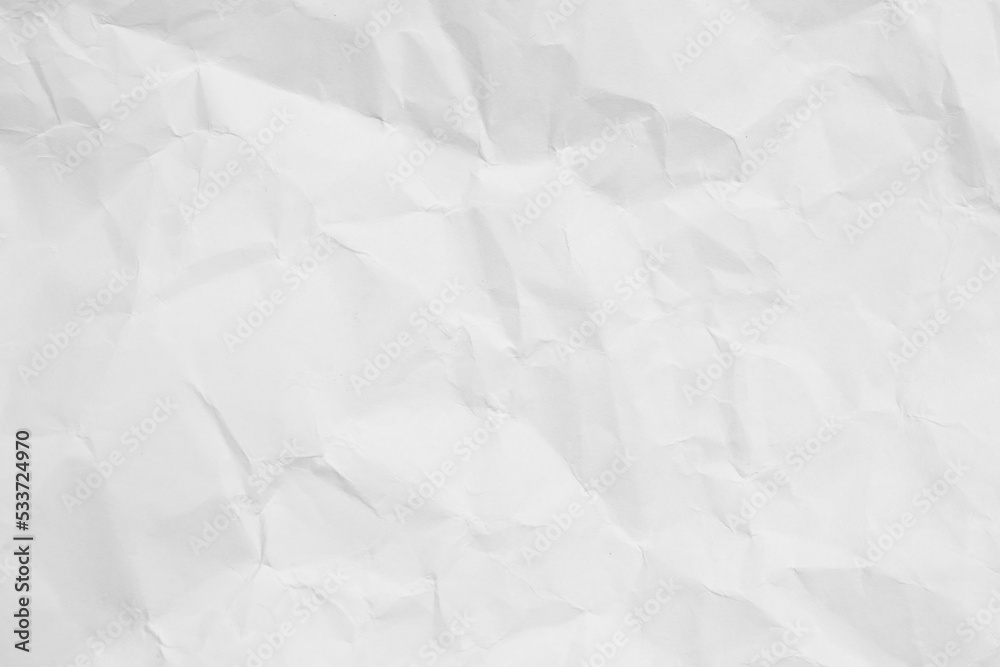 Obraz premium White crumpled paper texture background...