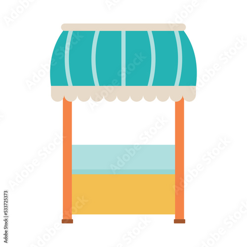 empty stand stall