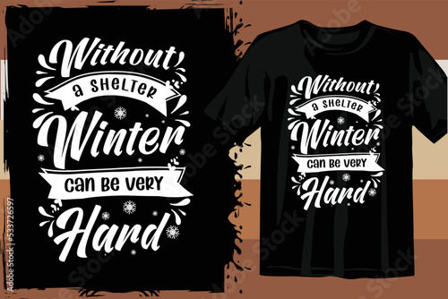 Winter Season typography design for Printing on t shirt . Winter design Vector graphics. Winter SVG Design