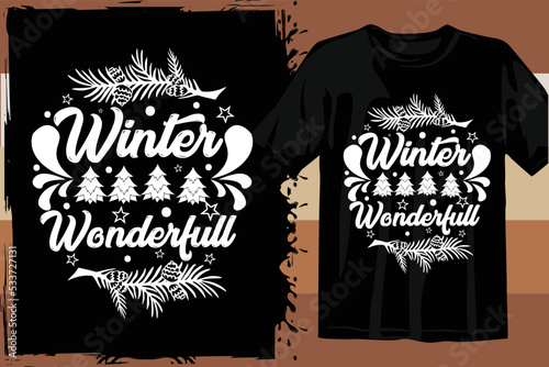 Winter Season typography design for Printing on t shirt . Winter design Vector graphics. Winter SVG Design