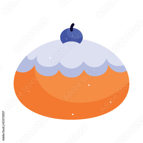 jewish sufganiyot icon