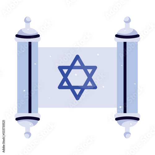jewish paper roll